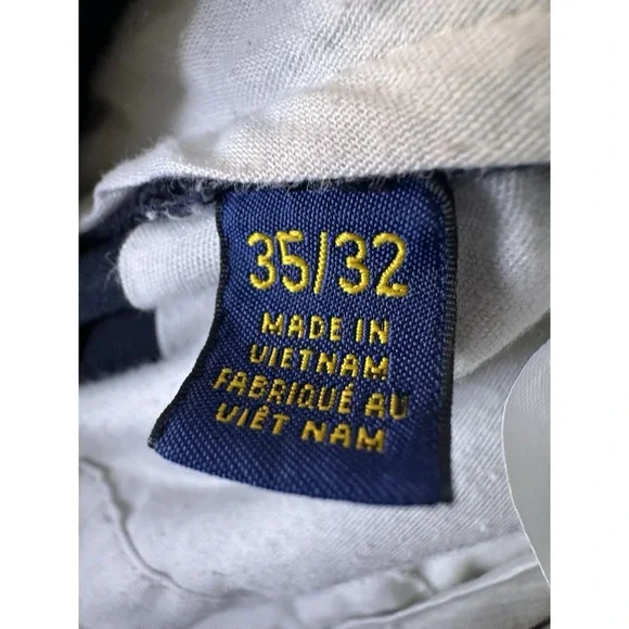 Polo Ralph Lauren Men Pants 35x32 Navy Blue Cotton Stretch Slim Fit Actual 36x30 - Picture 11 of 11